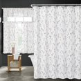 thumbnail image 4 of Brielle Home Sophie 100% Cotton Shower Curtain, 4 of 10