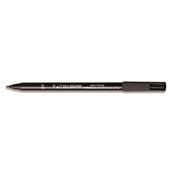 Yasutomo Y C Calligraphy Marker Black 2mm Walmart Com Walmart Com walmart