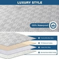 thumbnail image 4 of Gmogad Waterproof Mattress Protector Queen Size, 35.4x78.7 Inches Non-Slip Bed Cover, Breathable Soft Fabric for Sleeping Naked, Fitted Sheet for Adjustable Beds & Foam Mattresses, 4 of 6