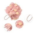 thumbnail image 4 of Unique Bargains 1 Pc Bath Shower Loofah Sponge Body Puffs for Shower 5.91"x4.72" Pink, 4 of 6