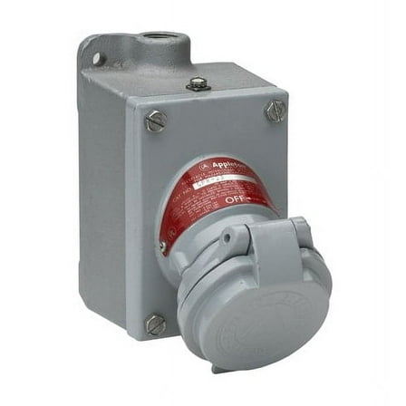 Appleton Electric Pin & Sleev Plug, 20A, 3P, 2W, Alum, 125/250V CPP516