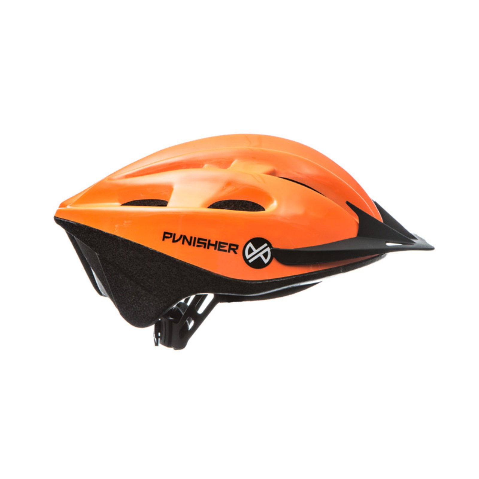 Punisher 18-Vent Adult Cycling Helmet, Bright Orange by Punisher Skateboards