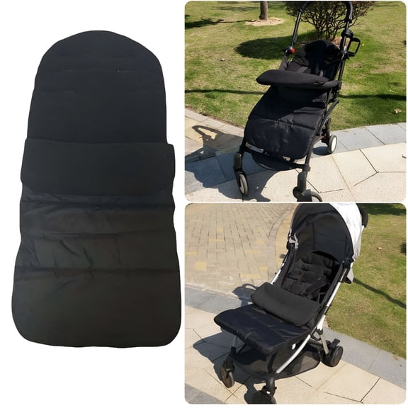 AUQ Baby Stroller Footmuff, Universal Wearable Sleeping Bag, Windproof Waterproof Winter Pushchair Cover, 4 in 1 Warm Fleece Bunting for Toddlers