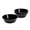 Black, variant on LaGlint 16OZ White Opal Glass Cereal and Soup Bowl Set of 4, 6 inch Dishwasher & Microwave Safe Round Bowls for Salad and Rice