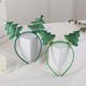 thumbnail image 2 of Diadema navideña de plástico antideformación de alta elasticidad, decoración de aro para la cabeza en forma de árbol de Navidad para niños, 2 of 5