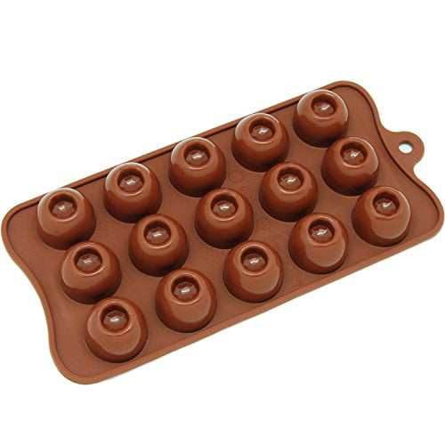 Silicone Chocolate Candy Molds Dimple, Round Chocolate Molds