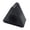 Black, variant on Lumxatz Triangular ABS Microphone Cube Logo Holder for Interview and Broadcast, Black and White Optional Mic Flag Marker for TV News and Podcast Recording