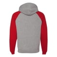 thumbnail image 3 of JERZEES Nublend® Colorblocked Raglan Hooded Sweatshirt, 3 of 5