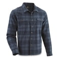 thumbnail image 4 of Guide Gear Long Sleeve Flannel Shirt, Irregular Rifle Green Plaid L Tall, 4 of 5