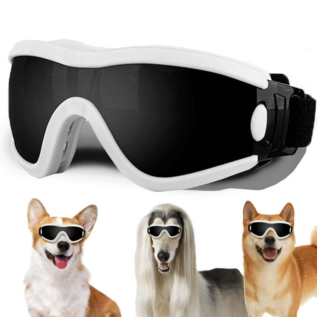 Gafas de sol para perros NICERINC PET con protección UV y correa ajustable