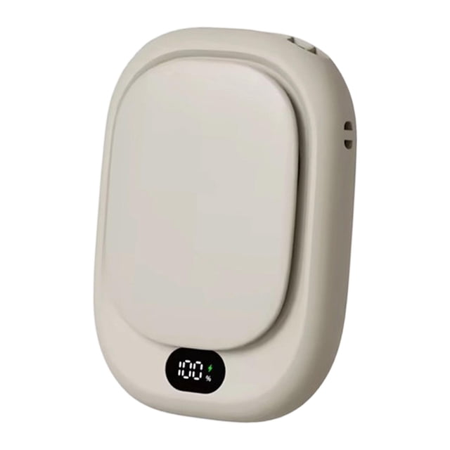 Ventilador de cintura portátil para exteriores, regalo compacto, 4 velocidades ajustables, ventilador de refrigeración personal Color albaricoque