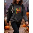 thumbnail image 4 of Cool Harvest Thanksgiving Hoodie for Men Women, Funny Turkey Graphic Pullover Hooded Sweatshirt, Cozy Cotton Poly Blend, Holiday Fall Outfit, 4 of 5