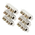thumbnail image 3 of Splicing Wire Connector, 2pcs Inline Wire Terminal Block 3 Way Brass Conductor High Power 1000V 100A Compact  for Switch, 3 of 7