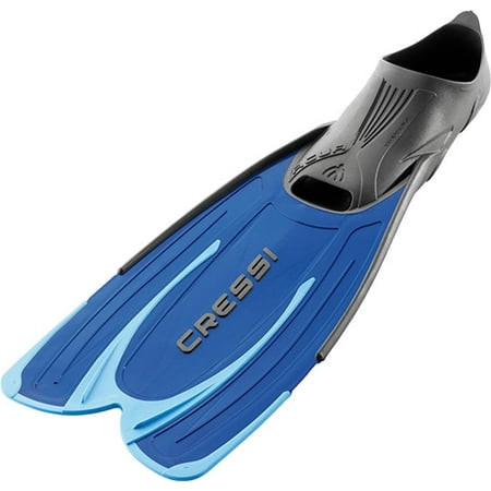 UPC: 0843607515924 | Cressi Agua Short Fins (Blue/Azure  EU 35/36 | US Man 4/5 | US Lady 5/6)