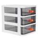 thumbnail image 1 of 1pc Multilayer Cajas de almacenamiento Caja de almacenamiento de escritorio Organizador de escritorio Blanco, 1 of 6