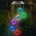 thumbnail image 5 of Modern Hanging Disco Ball Chandelier with LED Lights 6 Reflective Spheres for Home Decor and Party Ambiance, 5 of 5