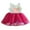 Hot Pink, variant on Toddler Dresses Kids Baby Girl Flower Lace Heart Splice Tulle Tutu Party Princess Dress Pink Party Dress For Kid 2 Years-3 Years