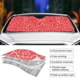 thumbnail image 3 of Kdxio Beef2 Print Front Windshield Sun Shade,Folding Auto Sunshade for Car Truck SUV-Medium, 3 of 5