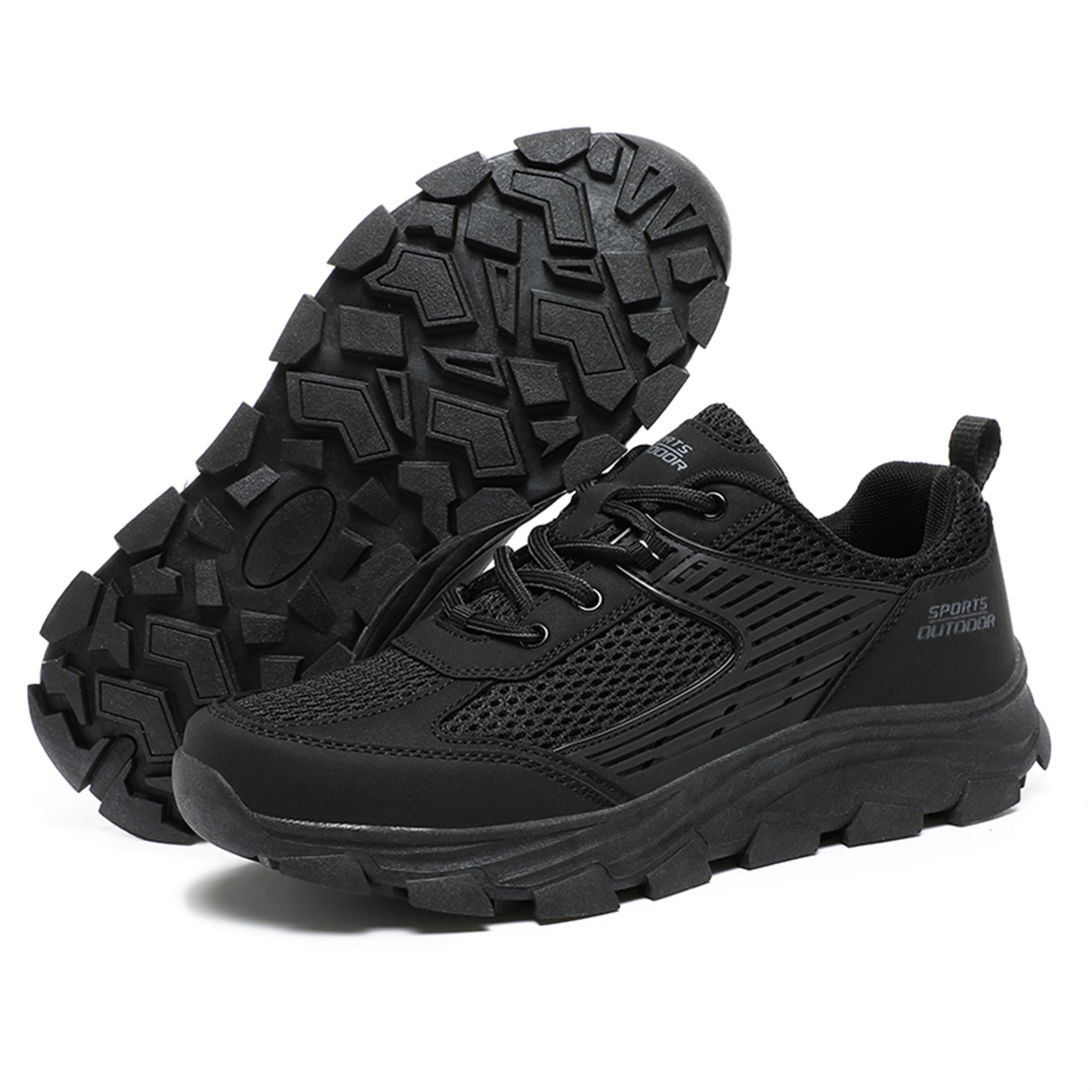 YOURDIARY Womens Mens Hiking Shoes Comfortable Lightweight Breathable Anti-Slip Outdoor Walking Shoes Sneakers