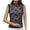Black, variant on WHLBF Tank Tops for Women Plus Size Lace High Neck Bottom Sleeveless Solid Color Slim Tops Stand-up Tank Black L