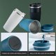 thumbnail image 5 of Termo de Café CHAO 510 ml con Diseño de Protector de Mano de Silicona Antideslizante Termo Agua de Gran Capacidad de Acero Inoxidable Azul, 5 of 5