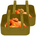 thumbnail image 2 of 2 Pcs Pot en Silicone pour Friteuse à Air Chaud avec Poignée Doublure Réutilisable pour Friteuse à Air Panier en Silicone Résistant à la Chaleur Moule Carré de 7 Pouces Accessoires pour Friteuse à Air Four Micro-Ondes, 2 of 10