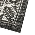 thumbnail image 4 of Rugs.com Outdoor Aztec Collection Rug – 8 Ft Runner Charcoal Gray Flatweave Rug Perfect For Hallways, Entryways, 4 of 6
