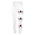 thumbnail image 5 of Jinhomg 2024 Fall Fashion Leggings for Women Cute Maple Leaf Printed Patriotic Yoga Pants High Waist Stretch Leggings Casual Athletic Jogger Pants White XXL, 5 of 6