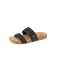 thumbnail image 1 of Sandalias deslizantes a la moda REEF Vista Braid II para mujer, color negro 7, 1 of 7