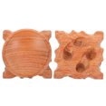 thumbnail image 3 of EeaseCA 2 Pcs Base en Bois Rétro Support de Boules de Cristal Simple pour la Maison, 3 of 8