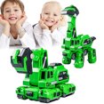 thumbnail image 3 of Dinosaur Toys 4 3 (4401 Impacto Transformación Brachiosaurus) Verde, 3 of 9