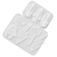 thumbnail image 5 of WEUVEB 2PCS Silicone Resin Necklace Molds for Jewelry Making, Keychain Pendants Crafting Supplies, 5 of 8
