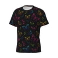 thumbnail image 3 of Rocae Butterfly for Men's Moisture-Wicking Crew Tee - T-Shirt for Sports, Outdoor Activities, and Casual WearLarge, 3 of 9