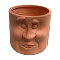 thumbnail image 1 of Price Drop Flower Pots Decorated With A Caricature Of A Face Funny Potted Resin Ornaments, 1 of 5