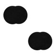 thumbnail image 5 of Set of 2 Cooking Grill Mat Round Nonstick Pads for Outdoor Individual Curling Tube Black, 5 of 8