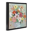thumbnail image 2 of Stupell Industries French Country Energetic Blossom Bouquet Black Floating Frame Canvas Art, 18 x 18, by Sally Swatland, 2 of 8