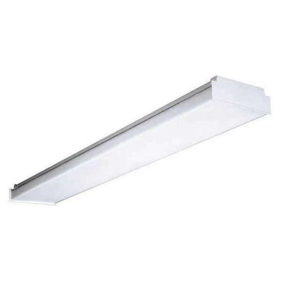 Columbia Lighting LED Wraparound Fixture,4 ft L,4477 lm LAW4-40LW-EDU
