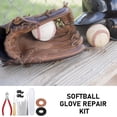 thumbnail image 3 of 16x/Set Glove Relacing Kits for Baseball Softball Mitts Repair Baseball Glove Care Kits Threader Glove Lacing Tool, 3 of 8