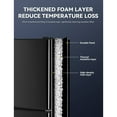 thumbnail image 4 of 4.2 Cu.Ft Mini Fridge with Freezer, Double Door Compact Refrigerator, Ultra Quiet Operation Small Fridge for Dorm, Bedroom, Apartment, Black, 4 of 6