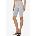 thumbnail image 4 of Women's Basic Stretch Cotton Span High Waist Above Knee Bermuda Short Leggings, 4 of 7