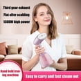 thumbnail image 3 of 1500W Portable Hand Held Iron Mini Steam Iron Home Travel Ironing Machine for Shirts and Coats, 3 of 8