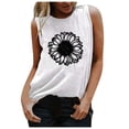 thumbnail image 2 of EGNMCR Camisoles pour Femmes Mode Débardeur d'Été pour Femmes à Imprimé de Lettres Sans Manches T-shirt Décontracté, 2 of 4