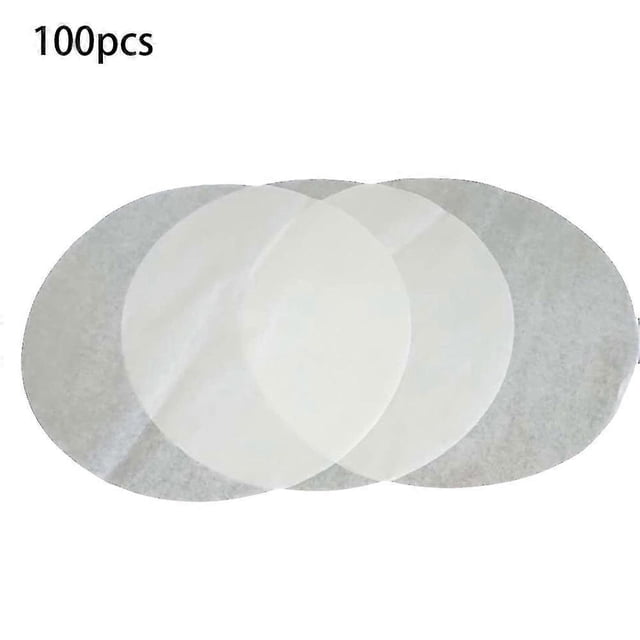100pcs Non Sticky Baking Paper Bread Snack Steamer Air Fryer Sheet Kitchen Tool15cm