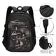 thumbnail image 3 of Balery Monochrome Mushroom Artwork Mochila con carga USB para hombre y mujer - Mochila impermeable y antirrobo para portátil con puerto USB para viajes, trabajo, estudios y universidad, 3 of 7