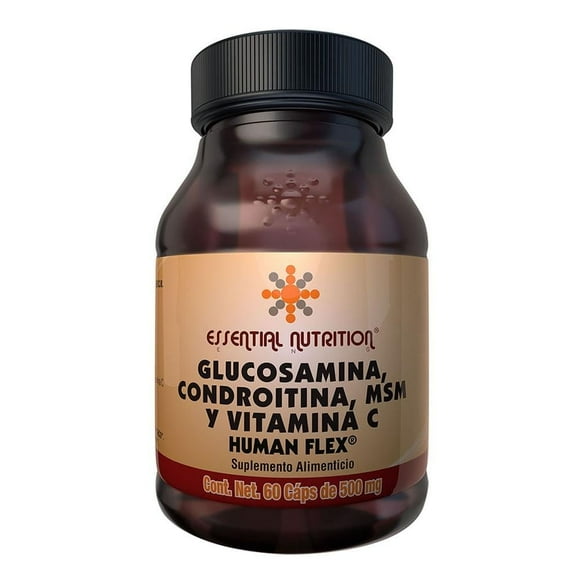 Suplemento alimenticio Essential Nutrition Glucosamina C M VIT C 60 cápsulas de 500 mg