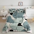 thumbnail image 2 of Erosebridal Modern Abstract Bedding Comforter Set, Chic Minimalism Comforter Sets , Graffiti Artwork Reversible Down Comforter Microfiber Bedroom Decoration, 2pcs, 2 of 8