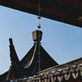 thumbnail image 6 of 8 - Foot Vintage Bird - Decorated Rain Chain in Bronze - Elegant and Functional, 6 of 6
