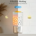 thumbnail image 3 of Bobolyn Ceramic Plug-in Fragrance Wax Melt Warmer, Decorative Electric Pluggable Wax wamer with Night Light for Scented Wax Scentsy Wax Cubes, 3 of 8