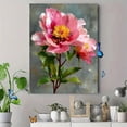 thumbnail image 4 of Pink Peony Floral Canvas Print, Modern Botanical Flower Lover Gift Bedroom Living Room Home Wall Decor Art, 4 of 8