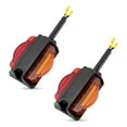 thumbnail image 1 of 2PCS Amber/Red LED Marker Lights LED Clearance Trailer Lights Trailer Light Assembly, 1 of 5